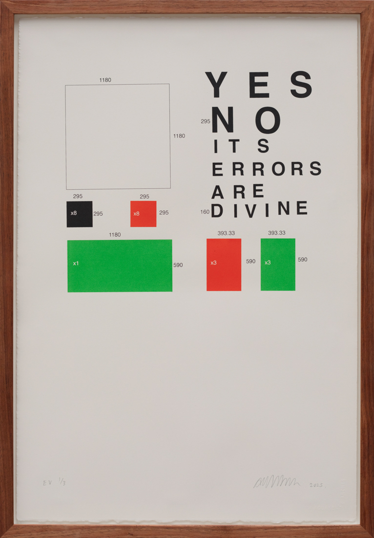 Agatha Gothe-Snape, Order Form, 2025