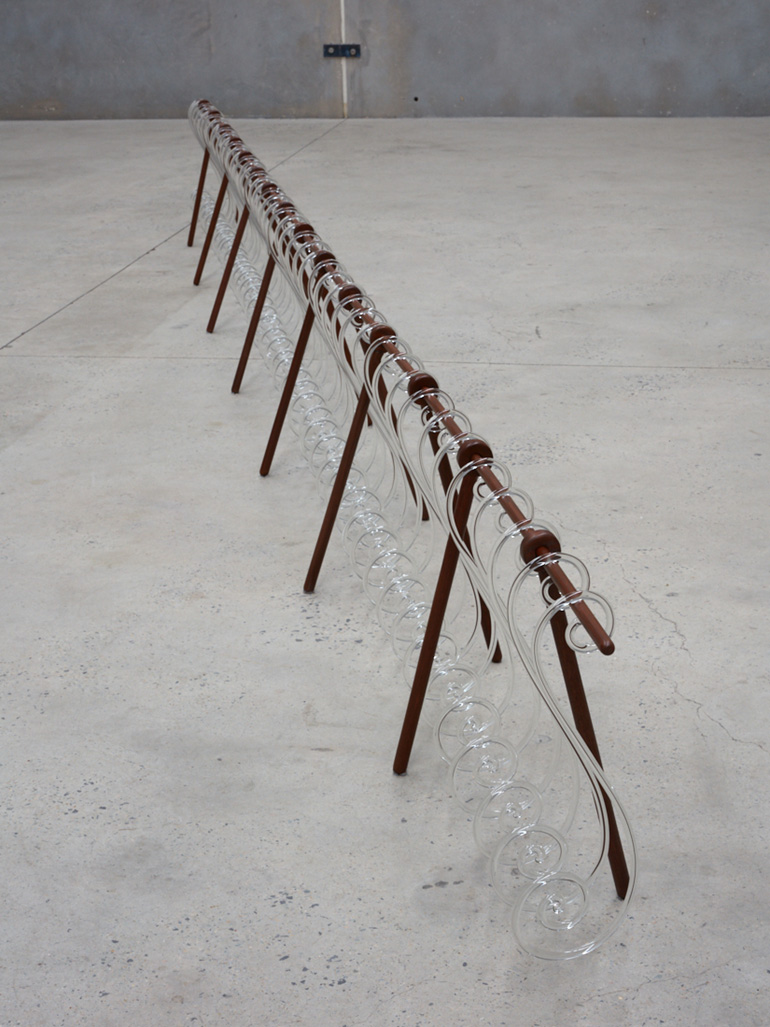 Anna Kristensen, Scrollwork, 2020 - installation view