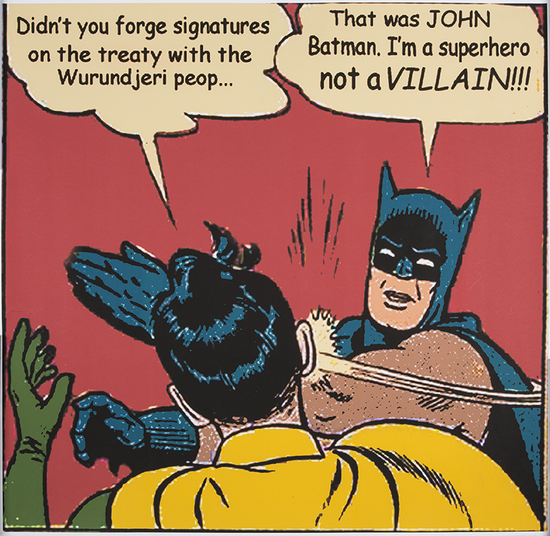 Archie Moore, Batman Meme, 2014