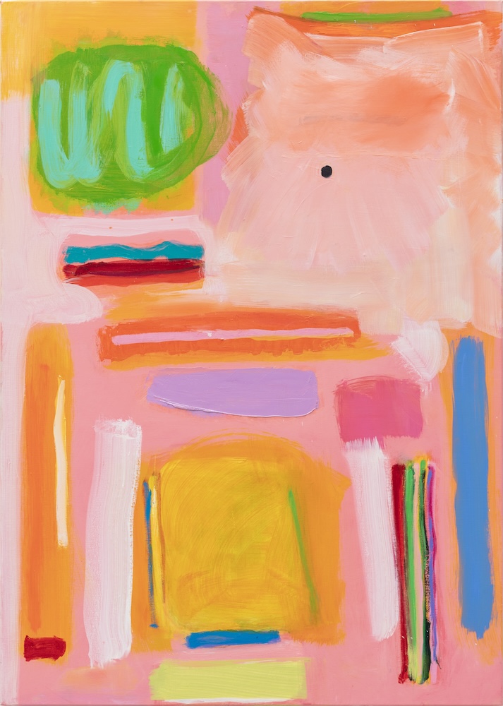 Angela Brennan, Black hole and colours from the art shop (1), 2023