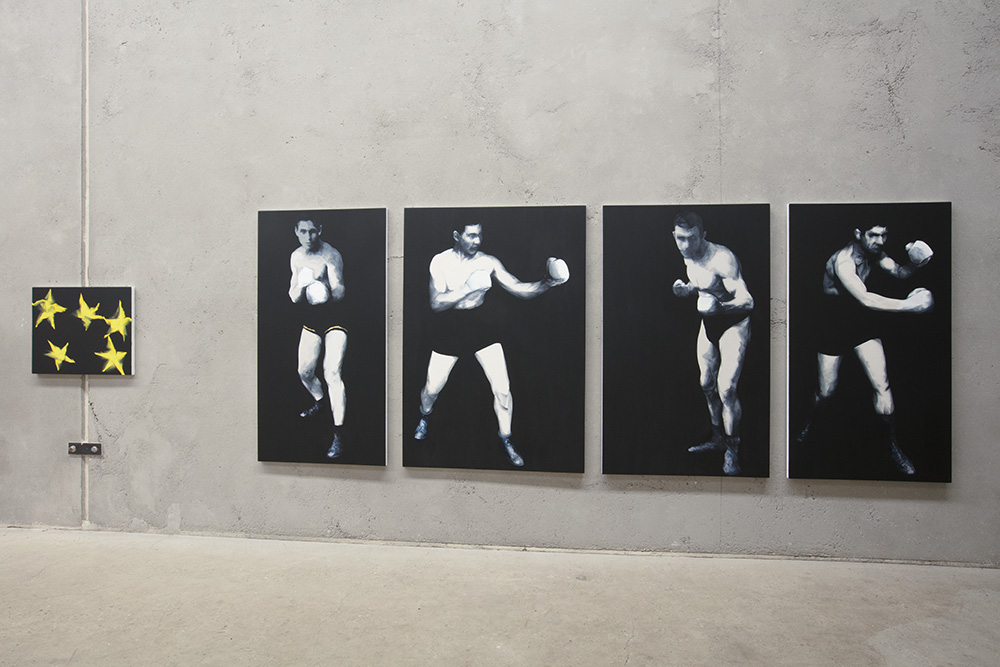 installation view: Nigel Milsom - Judo-House part 9 (birdland), at The Commercial, Sydney, 2021