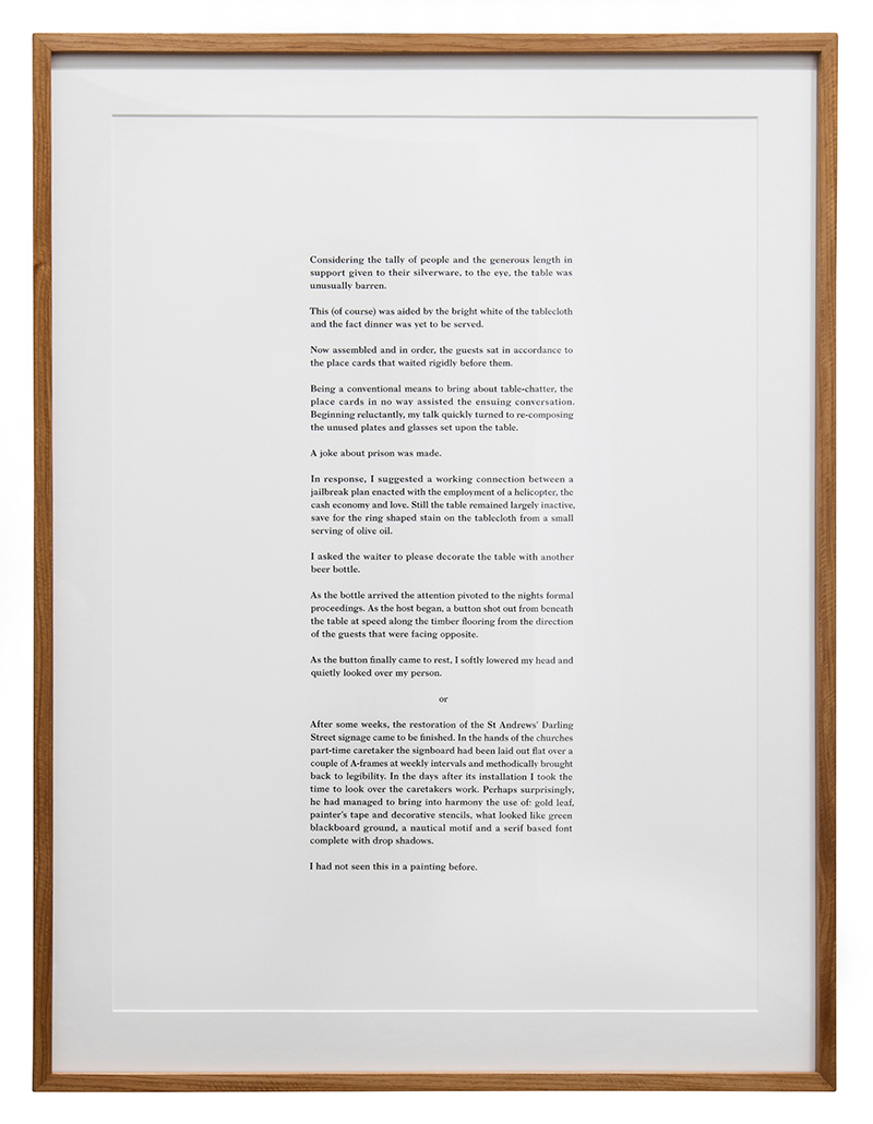 Mitch Cairns, Mixed hand (page I), 2016