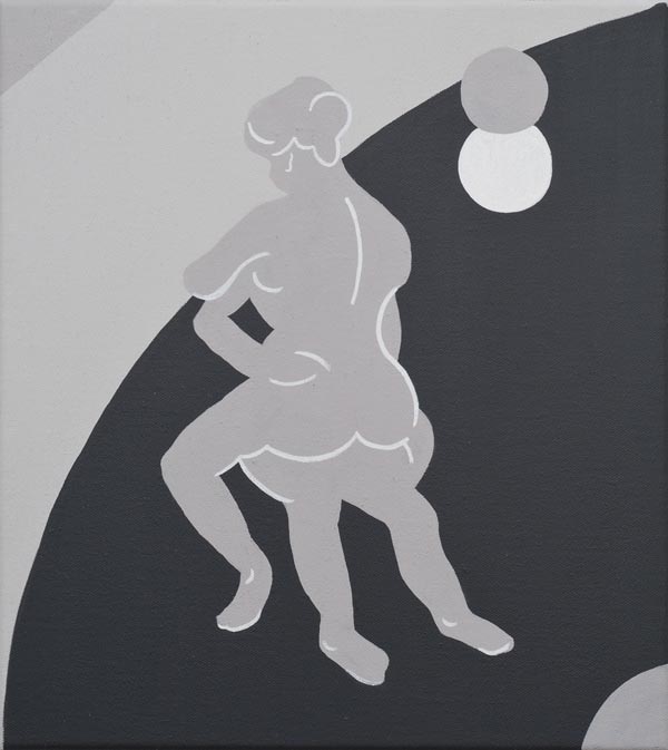 Mitch Cairns, Easy Living/Rhythm Method (Cabinet Painting V), 2010