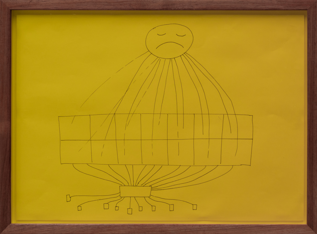 Agatha Gothe-Snape, A Selection of Weary Suns Under Stained Glass, 2025 — detail