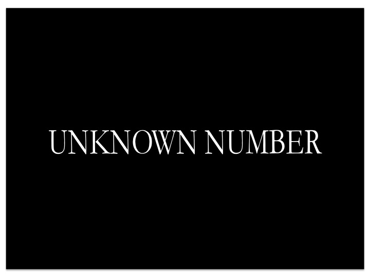 Agatha Gothe-Snape, 46. UNKNOWN NUMBER, 2014 AGS.ppsx, 2014