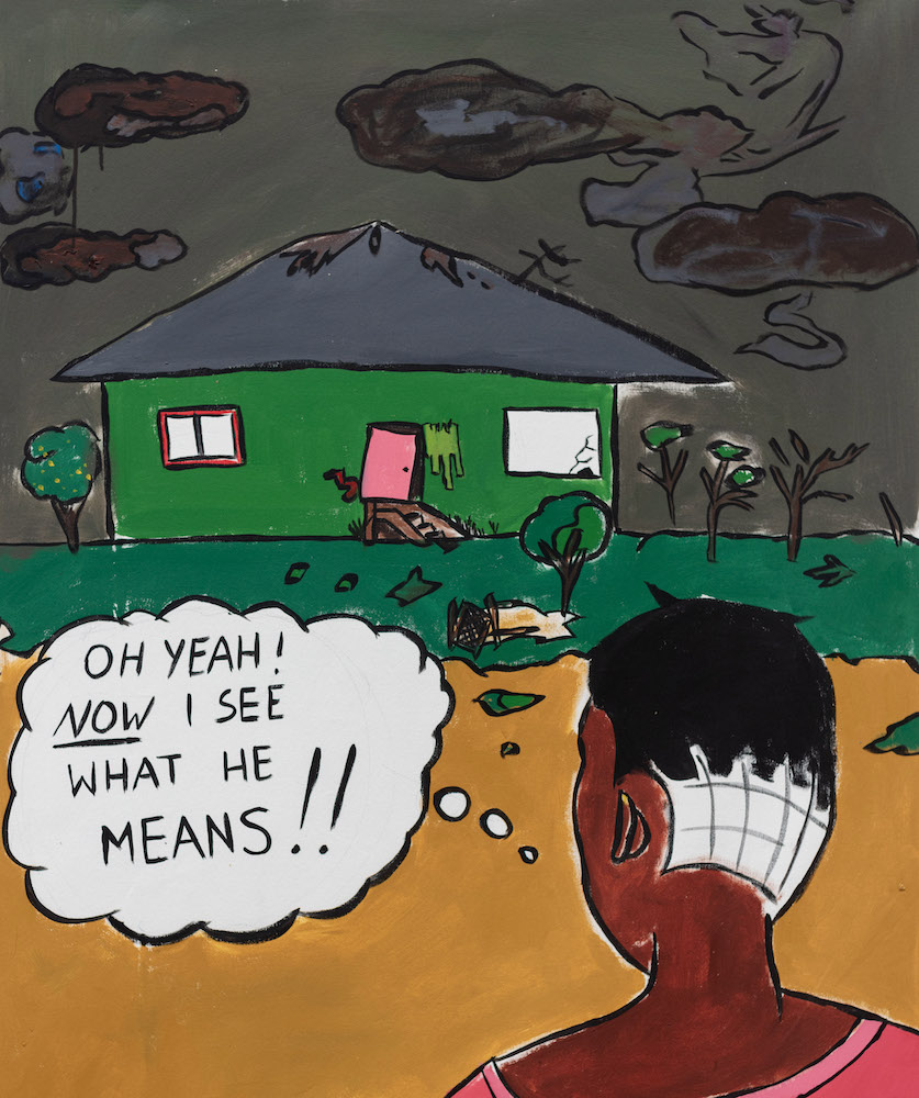 detail of Archie in Pooh, 2005