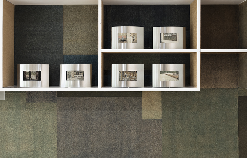 installation view: The Housing Question - Helen Grace, Sherre DeLys, Narelle Jubelin, at Penrith Regional Gallery, curated by Julie Ewington, 2019