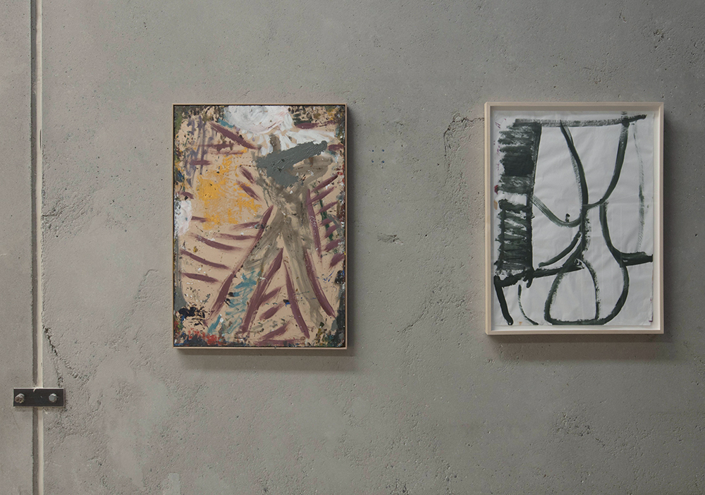 installation view: The Humanity at The Commercial, Sydney | l-r Oscar Perry, Patrick Hartigan