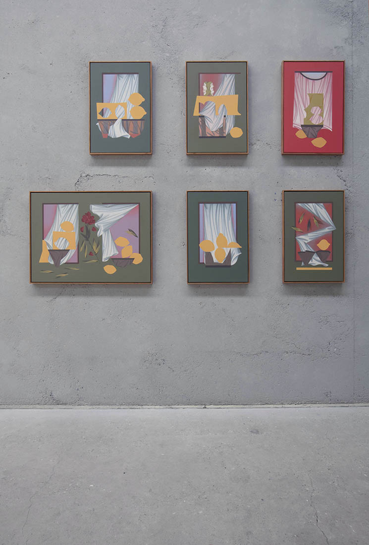 installation view Mitch Cairns - Waylaid S T O O P, at The Commercial, Sydney, 2020