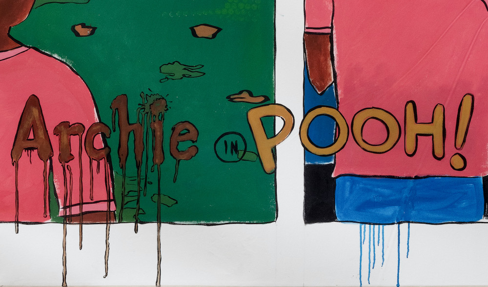 detail of Archie in Pooh, 2005