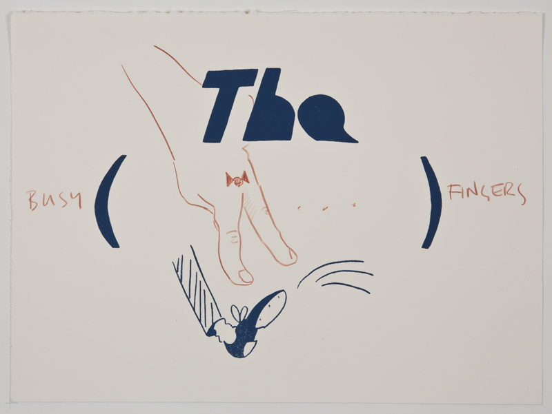 Mitch Cairns, Drawing with ‘Bass Principles’ (busy fingers), 2011