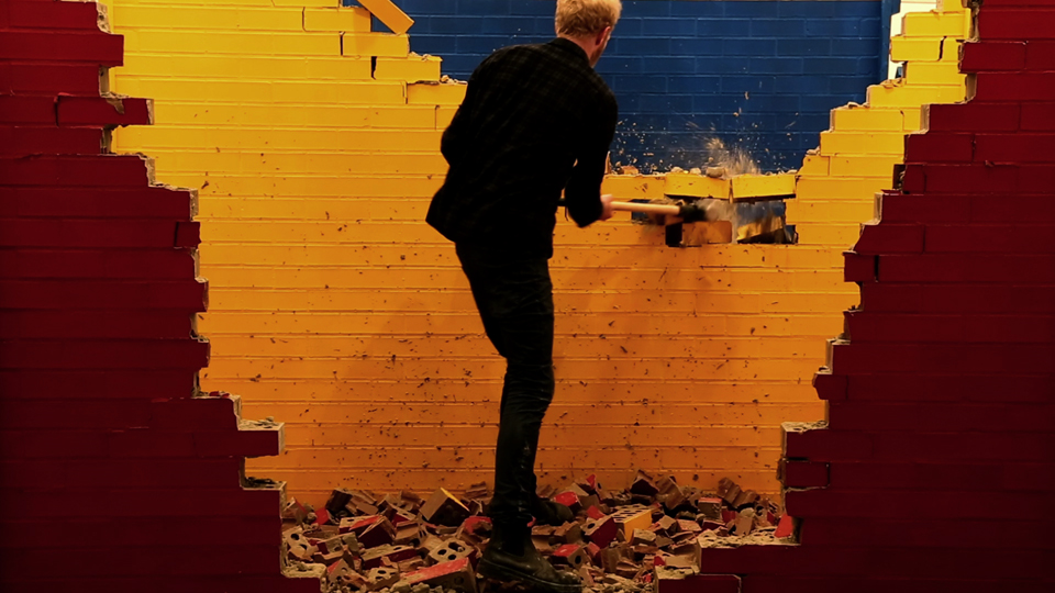 Andrew Liversidge: ALL THAT FALL (red yellow blue)