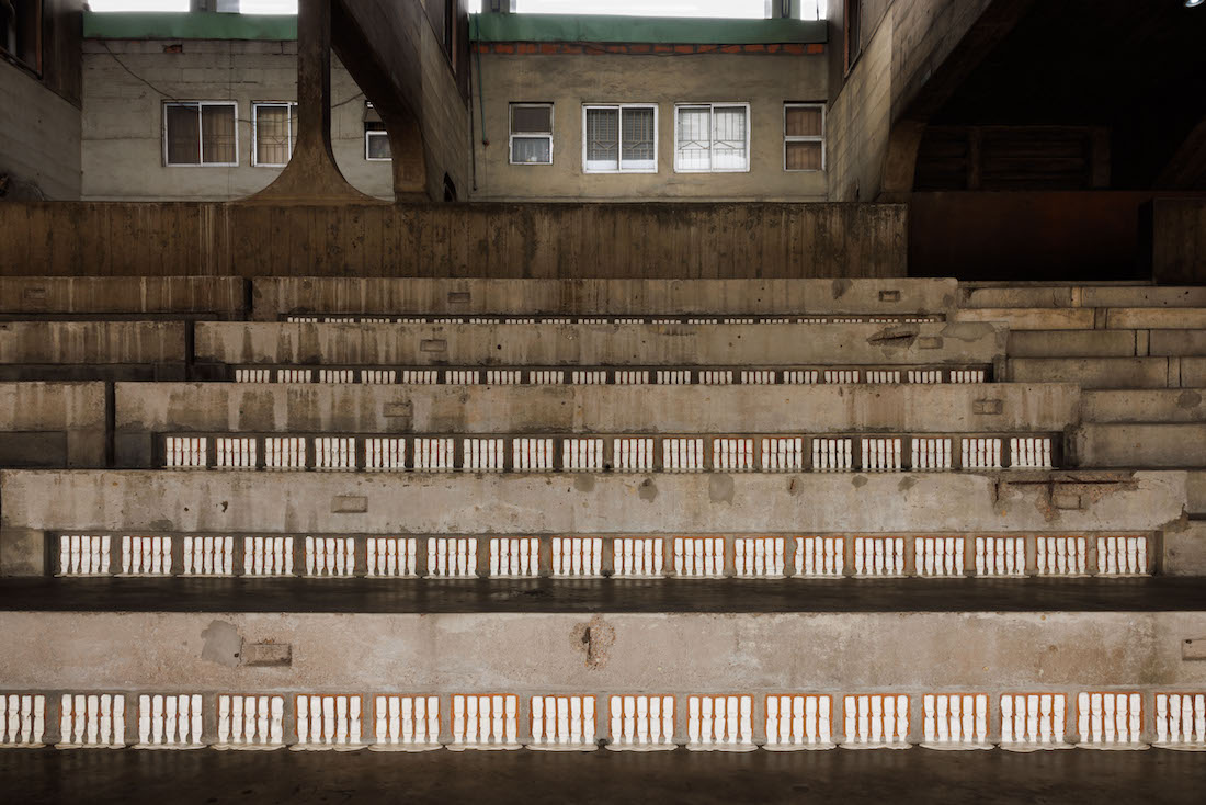 installation view: Yasmin Smith, Wound response, 2024 | Largos Biennial, Tafawa Balewa Square,, Lagos, Nigeria
