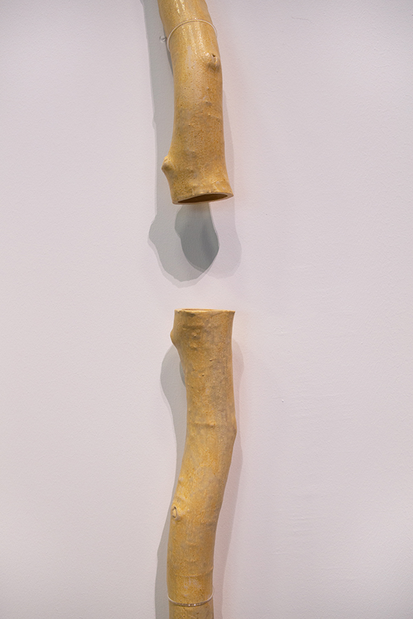 Yasmin Smith, Seine River Basin, 2019 | Saint-Denis Canal (berge) glaze detail