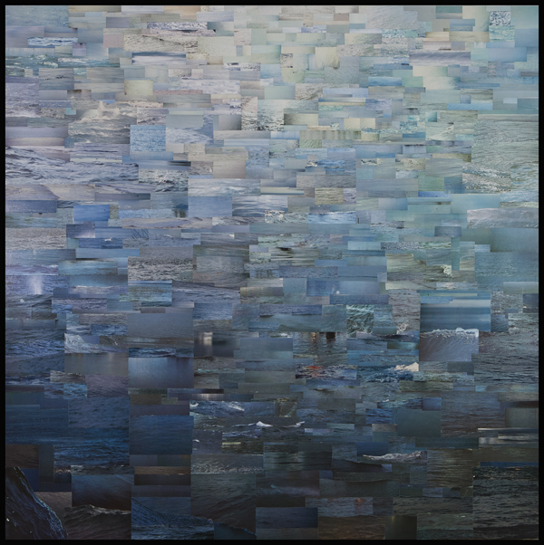 Lillian O'Neil, The Lonely Isle - centre panel, preframe, (frame mocked)