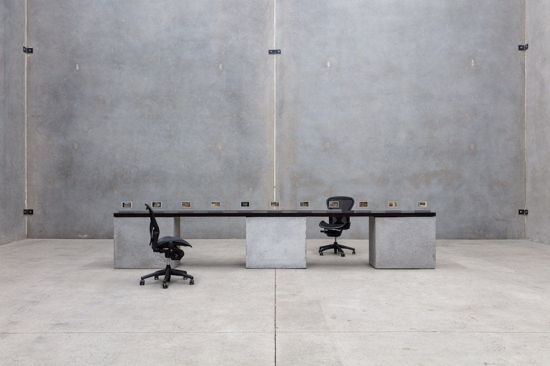 installation view: Narelle Jubelin — Contexto. For RDJ, RG & TH, at The Commercial, Sydney, 2024