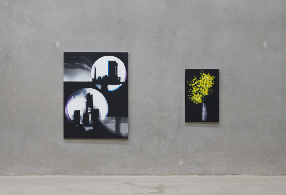 installation view showing works by Nigel Milsom: Explore Sydney Contemporary, at The Commercial, Sydney, 2021