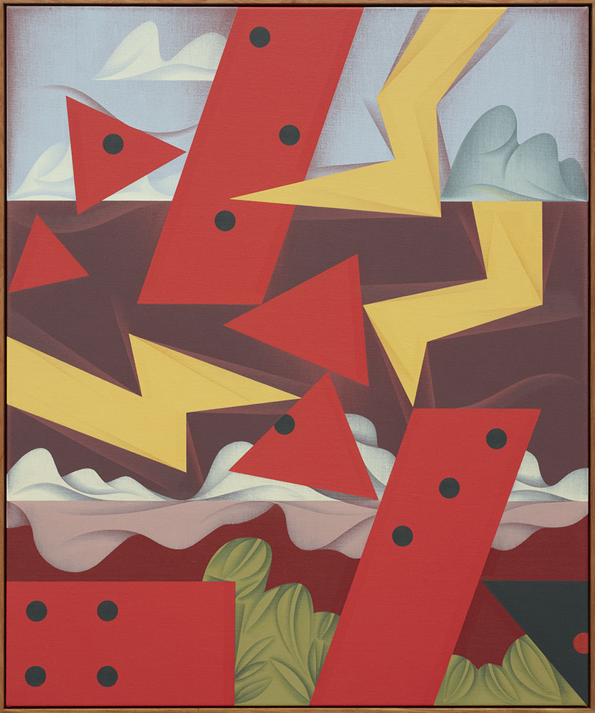 Mitch Cairns, Study for Dice Undone (I), 2021