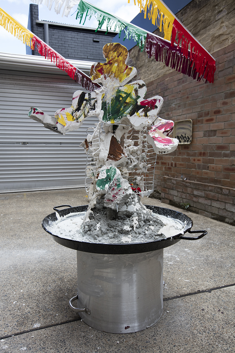 Oscar Perry, The fountain of a washed up youth football star, 2018