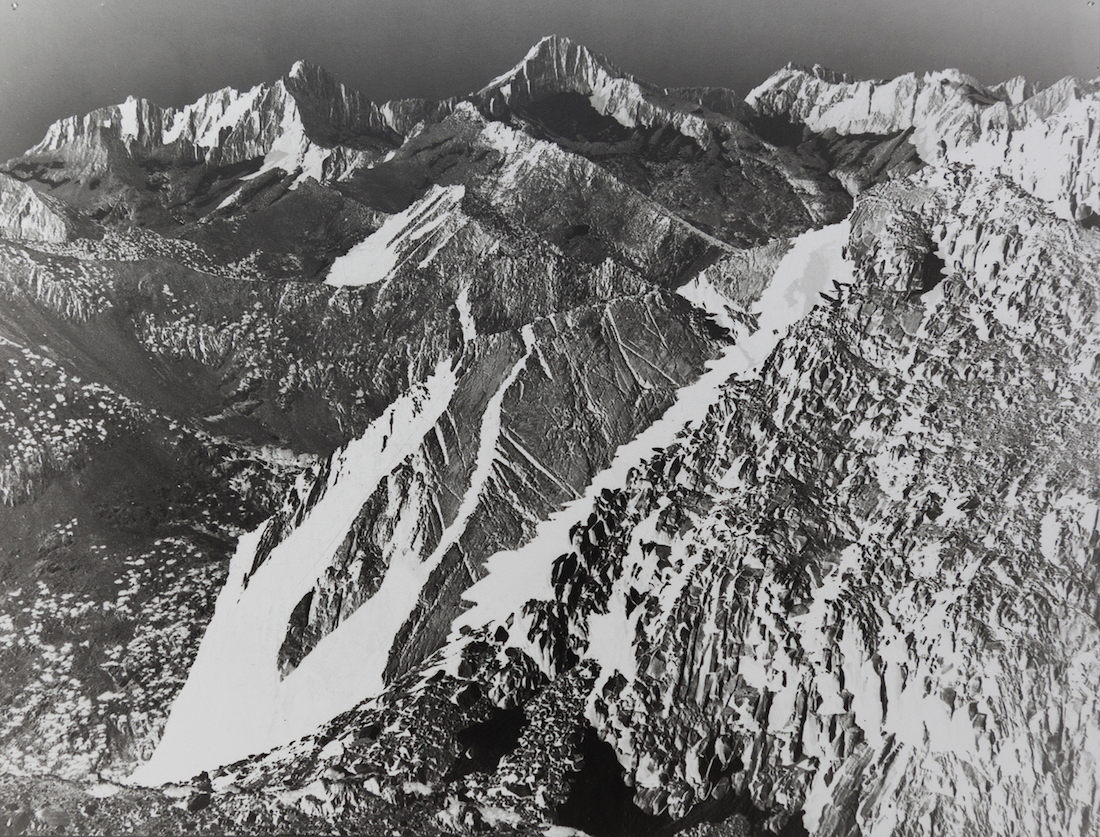 Amanda Williams, Ansel Adams, Mt. Brewer, Kings River Canyon (Proposed as a national park), California, 1936/2019 , 2019