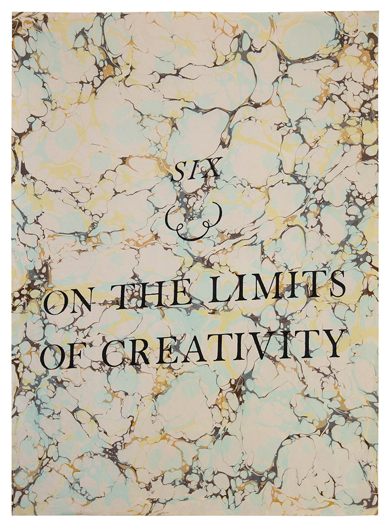 Agatha Gothe-Snape, Book Marks SIX (Margo Snape and Rollo May), 2016