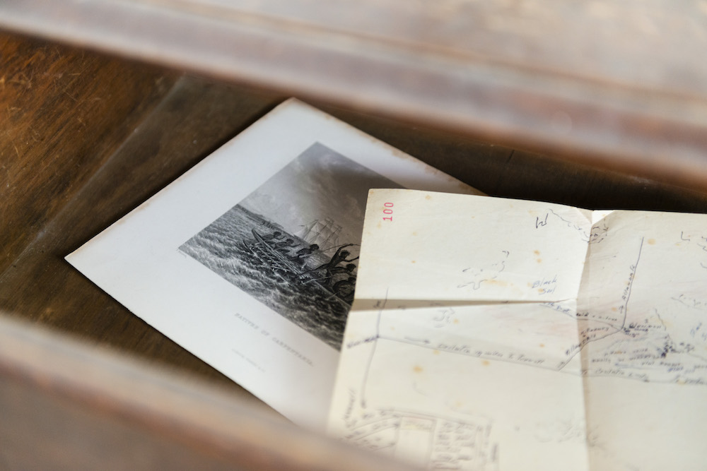 installation view: Archie Moore, HouseShow, 2020, mixed media installation, The Cottage, 272 Montague Road, West End, Brisbane