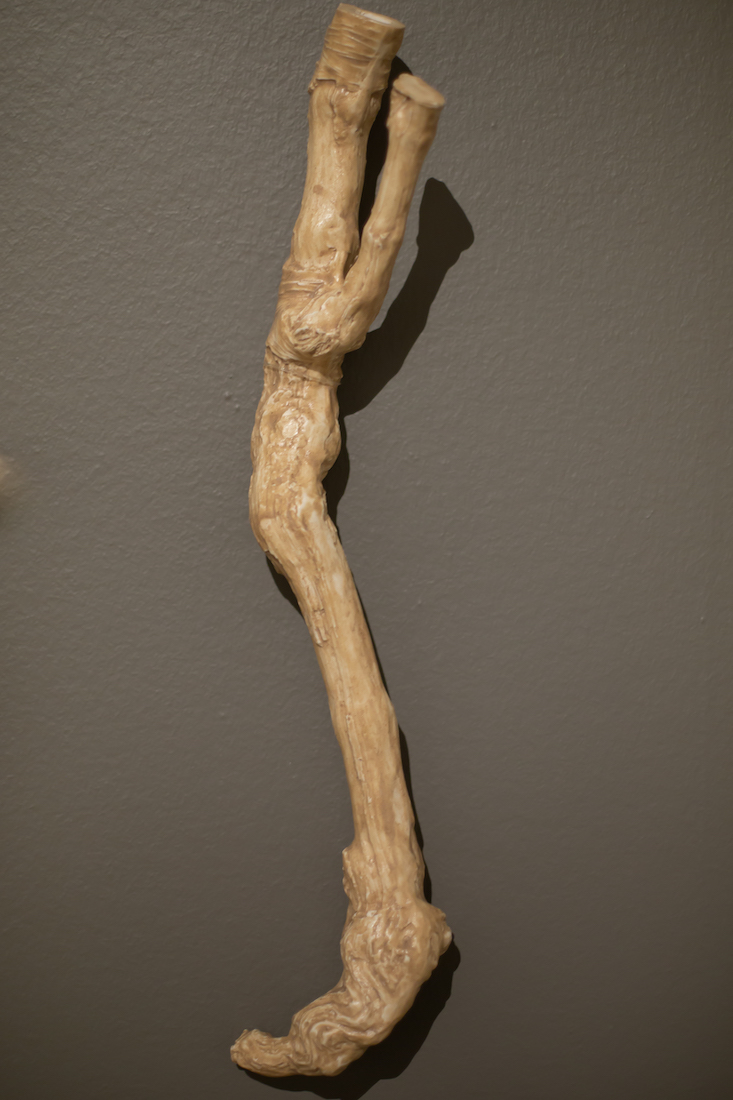 installation view: Yasmin Smith, Terroir, 2020, in TarraWarra Biennale 2021: Slow Moving Waters, TarraWarra Museum of Art, Tarrawarra | detail