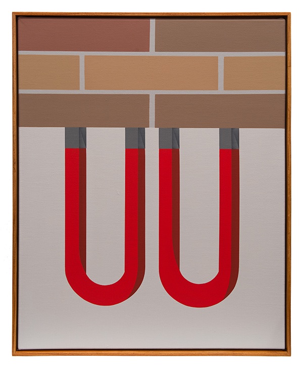 Mitch Cairns, Geranium Pots (working painting), 2016