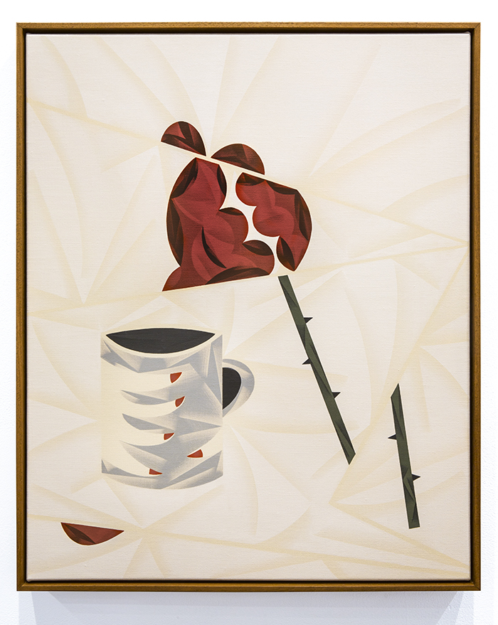 Mitch Cairns, Rose & Coffee Painting Painting, 2015