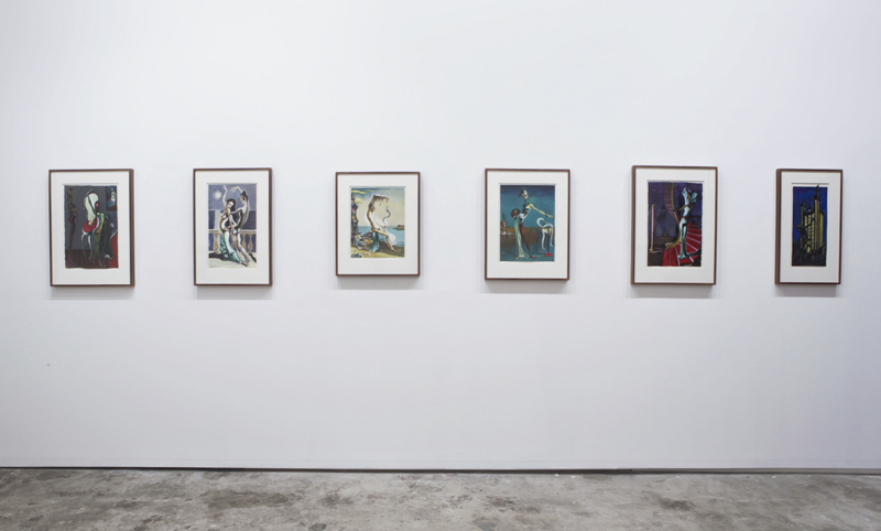 installation view: Tim Schultz and Stephen Ralph, 2014 | The fantastic woman dancing before Böcklin and The Scholars' Rocks | at The Commercial Gallery, Sydney