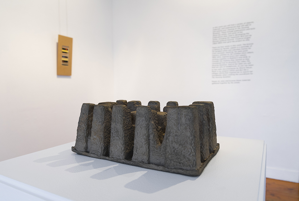 installation view: The Housing Question - Helen Grace, Sherre DeLys, Narelle Jubelin, at Penrith Regional Gallery, curated by Julie Ewington, 2019