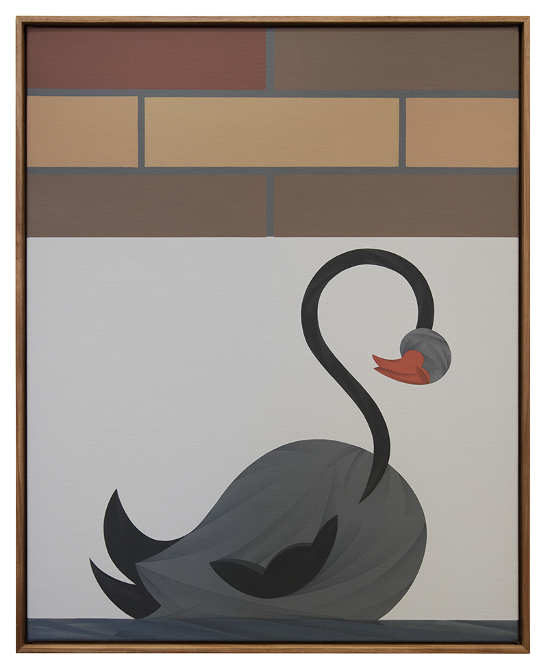 Mitch Cairns, Geranium Pots (swan classic), 2016