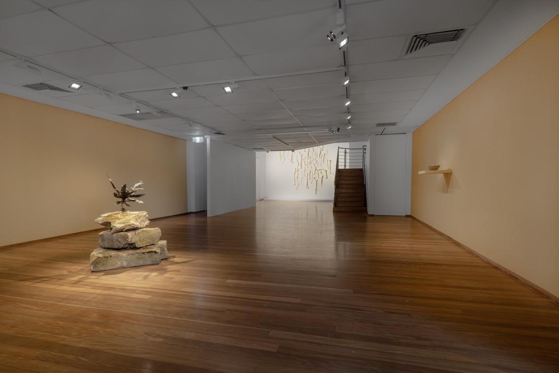 installation view: Yasmin Smith — Sediment, at Mosman Art Gallery, Sydney, 2023