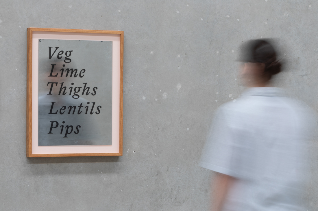 installation view: Mitch Cairns and Sven 't Jolle, Fruit and Veg and The Wisdom of John, at The Commercial, Sydney, 2025