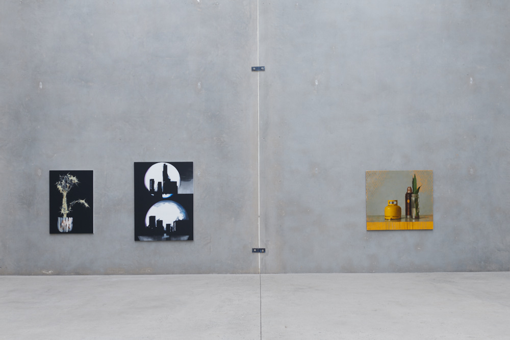 installation view showing works by Nigel Milsom and Jude Rae: Explore Sydney Contemporary, at The Commercial, Sydney, 2021
