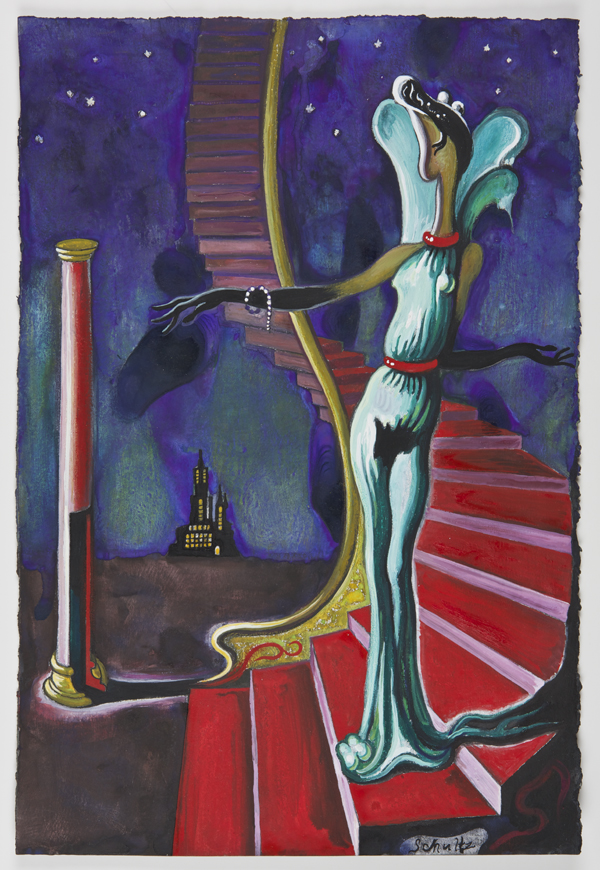 Tim Schultz, Staircase and Column, 2014