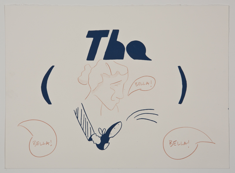 Mitch Cairns, Drawing with ‘Bass Principles’ (bella), 2011