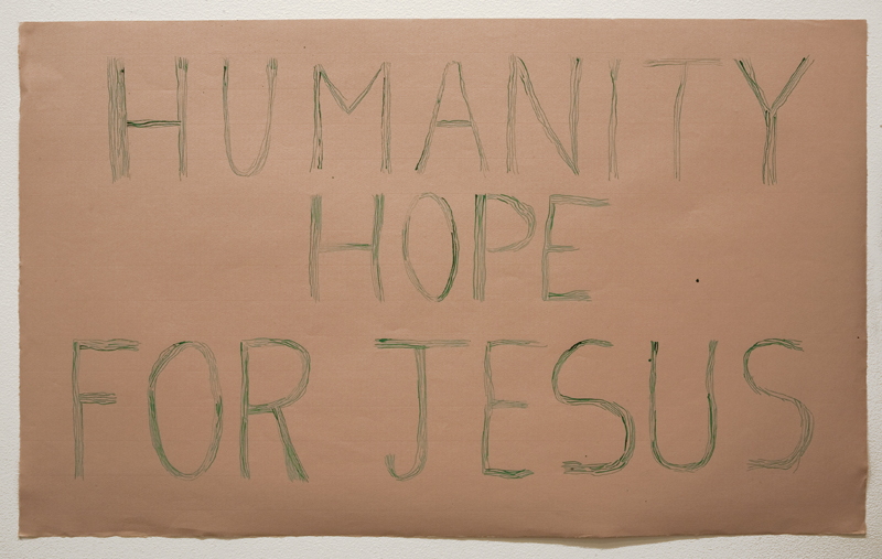 Clare Milledge, Hope for Humanity on Dank St, 2010