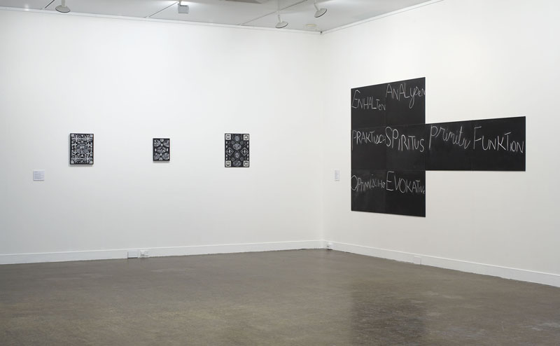 Diena Georgetti: blackboard paintings