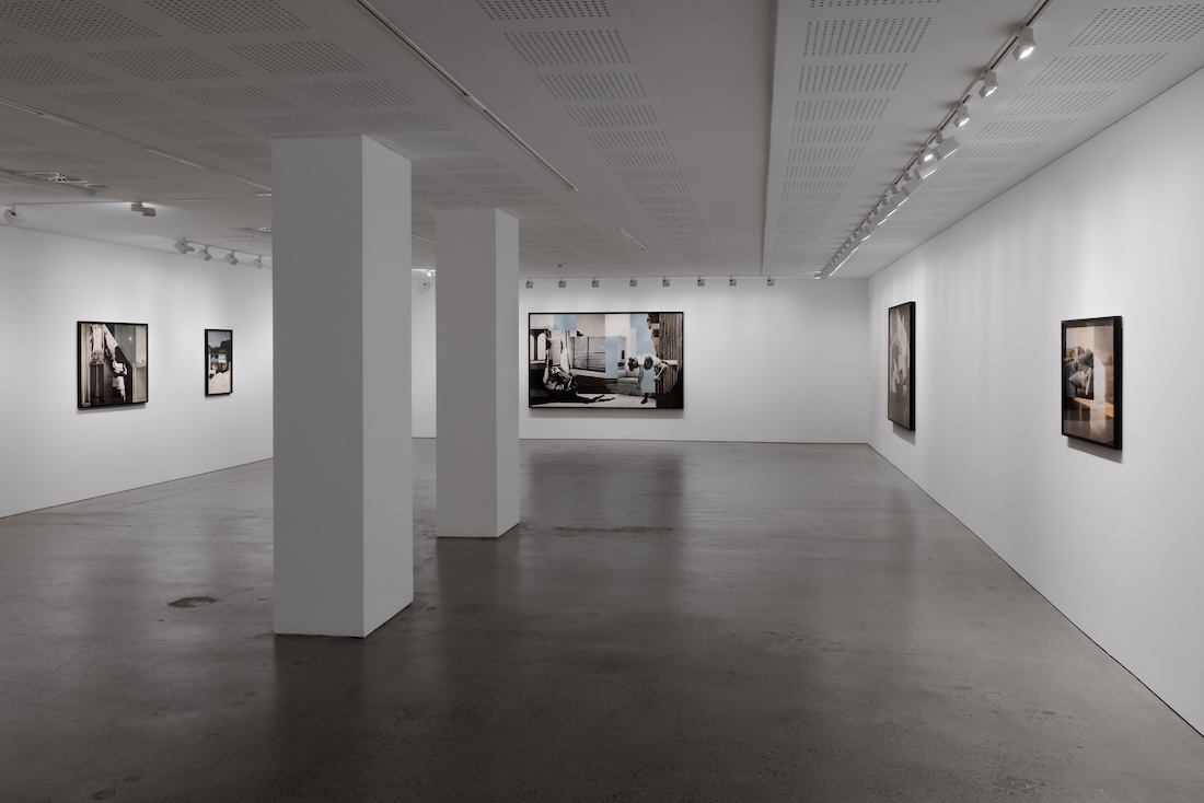 installation view: Lillian O’Neil — The light that spills across the ground between shadows, UNSW Galleries, Sydney, 2024