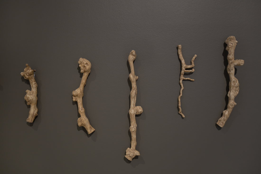 installation view: Yasmin Smith, Terroir, 2020, in TarraWarra Biennale 2021: Slow Moving Waters, TarraWarra Museum of Art, Tarrawarra