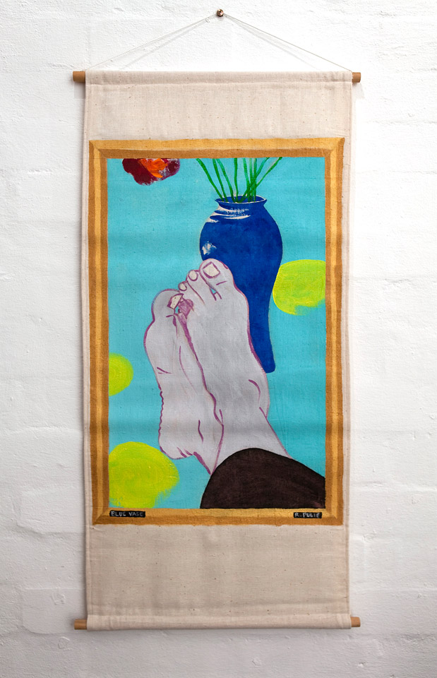 Robert Pulie, Blue vase, 2002