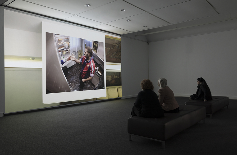 installation view: The Housing Question - Helen Grace, Sherre DeLys, Narelle Jubelin, at Penrith Regional Gallery, curated by Julie Ewington, 2019