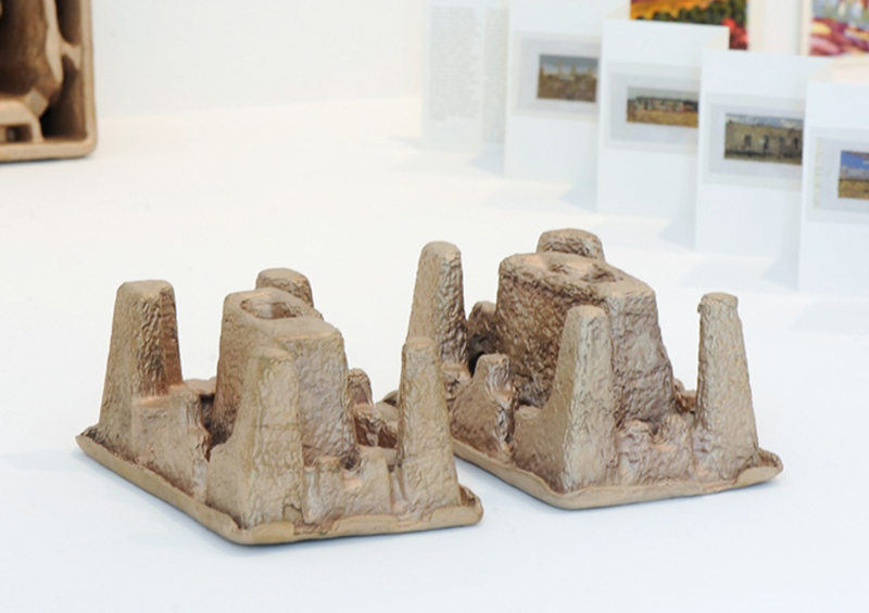 Narelle Jubelin, bronze form 5a, 5b, 5c and 5d, 2013