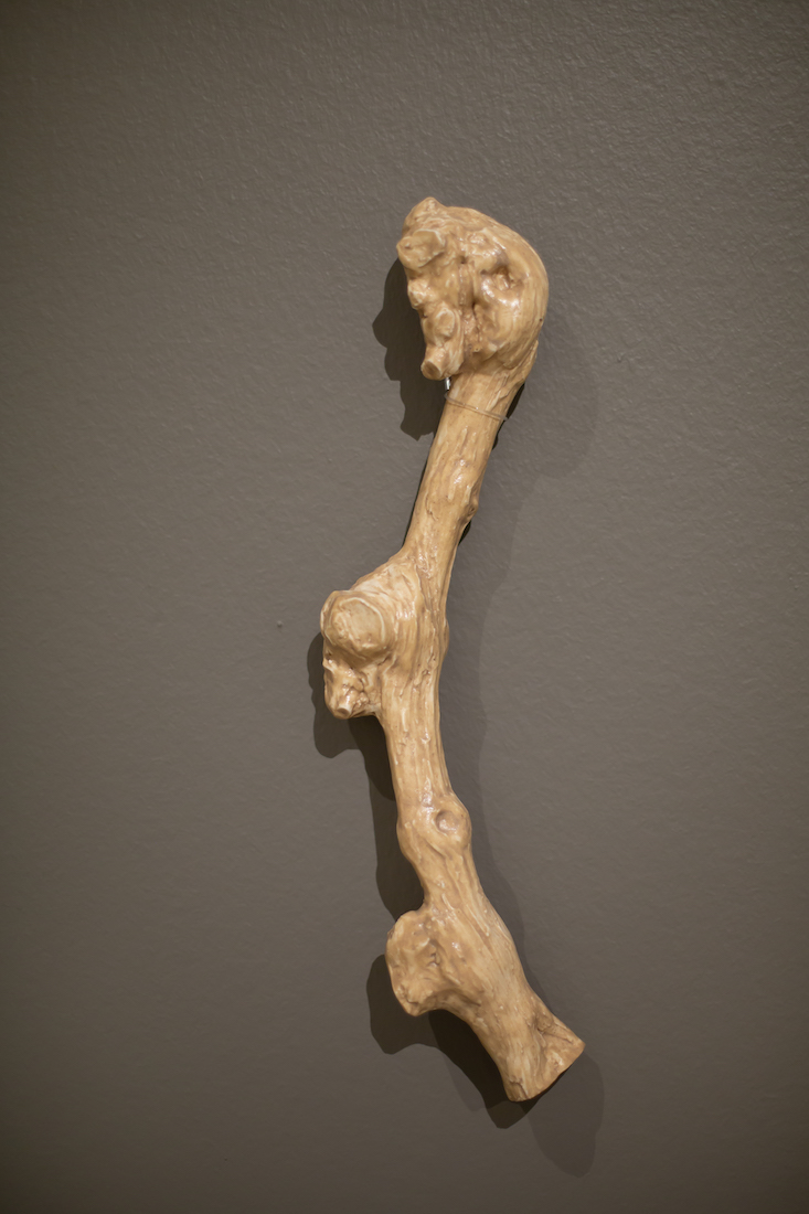 installation view: Yasmin Smith, Terroir, 2020, in TarraWarra Biennale 2021: Slow Moving Waters, TarraWarra Museum of Art, Tarrawarra | detail