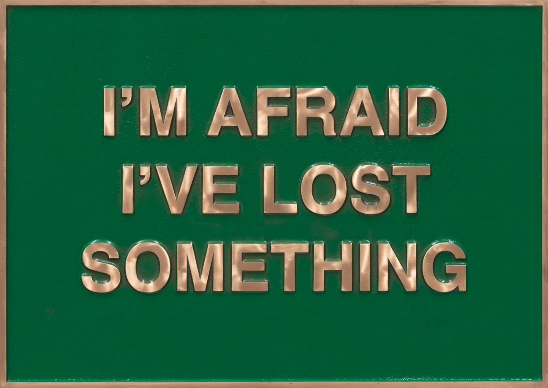 Agatha Gothe-Snape, Sign (The Lost Sign), 2025