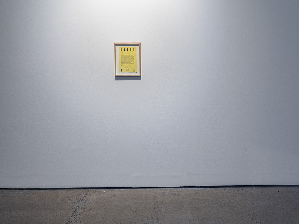 installation view: Agatha Gothe-Snape - Certain Situations, Institute of Modern Art, Brisbane - Gallery 3