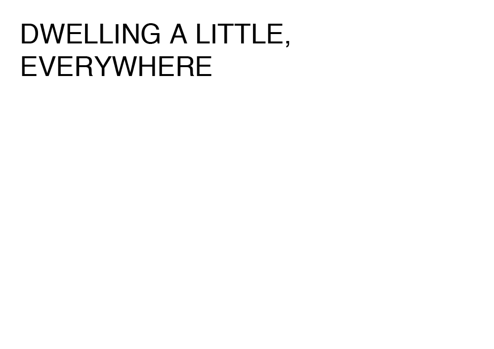 Agatha Gothe-Snape, DWELLING A LITTLE, EVERYWHERE, 2014