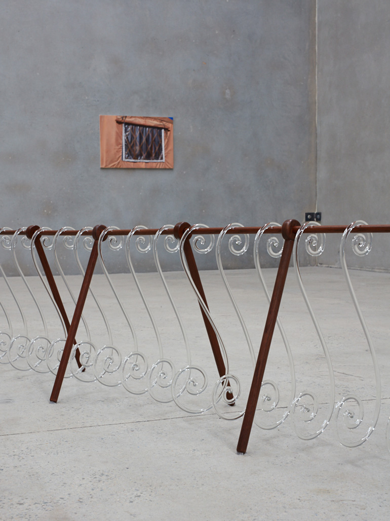 Anna Kristensen, Scrollwork, 2020 - installation view