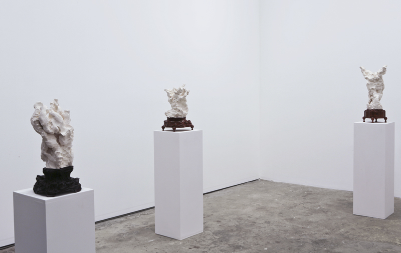 installation view: Tim Schultz and Stephen Ralph, 2014 | The fantastic woman dancing before Böcklin and The Scholars' Rocks | at The Commercial Gallery, Sydney